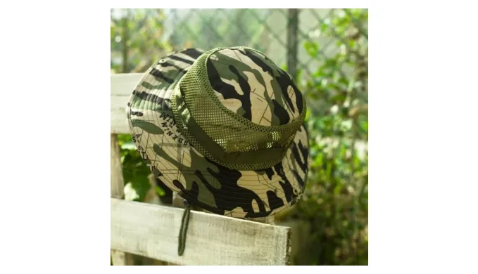 2 Pack: Unisex Mesh Camo Wide Full Brim Camouflage Hats