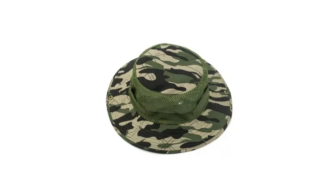 2 Pack: Unisex Mesh Camo Wide Full Brim Camouflage Hats