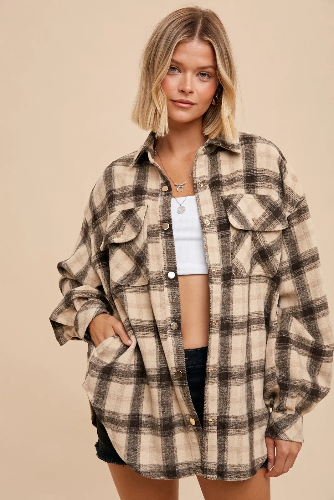 Burrow Plaid Shacket