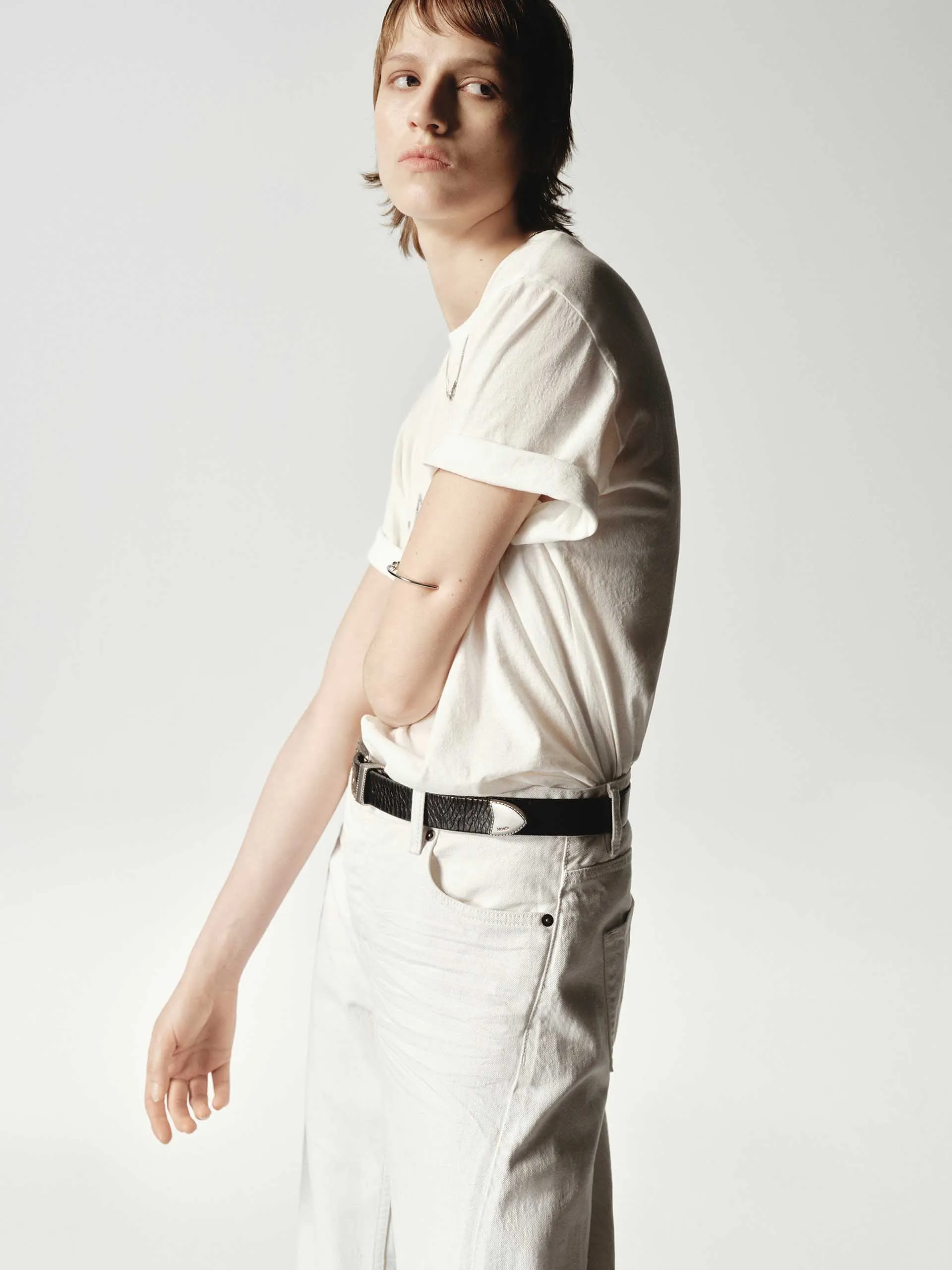 Cotton Front Logo T-shirt