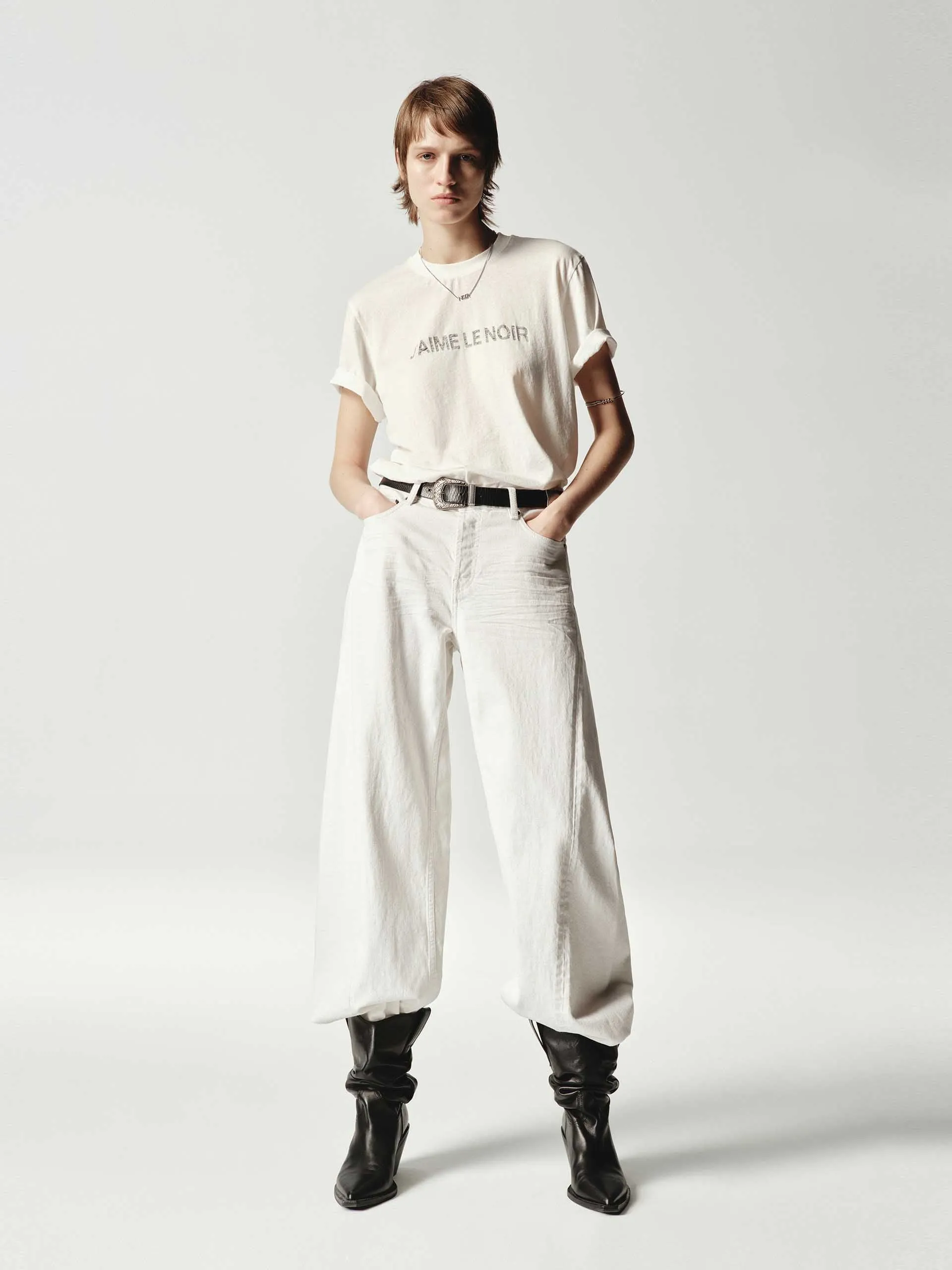Cotton Front Logo T-shirt