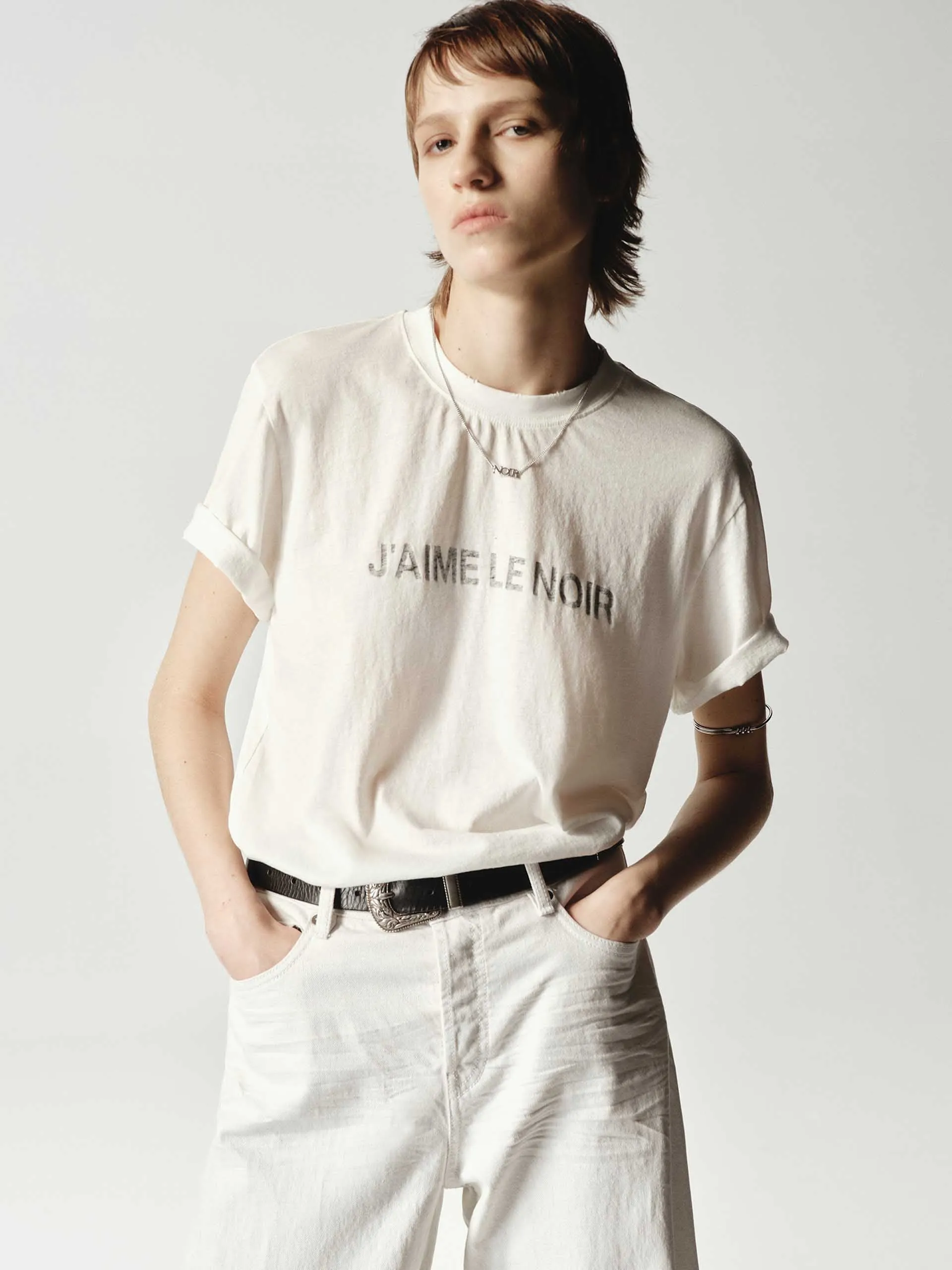 Cotton Front Logo T-shirt