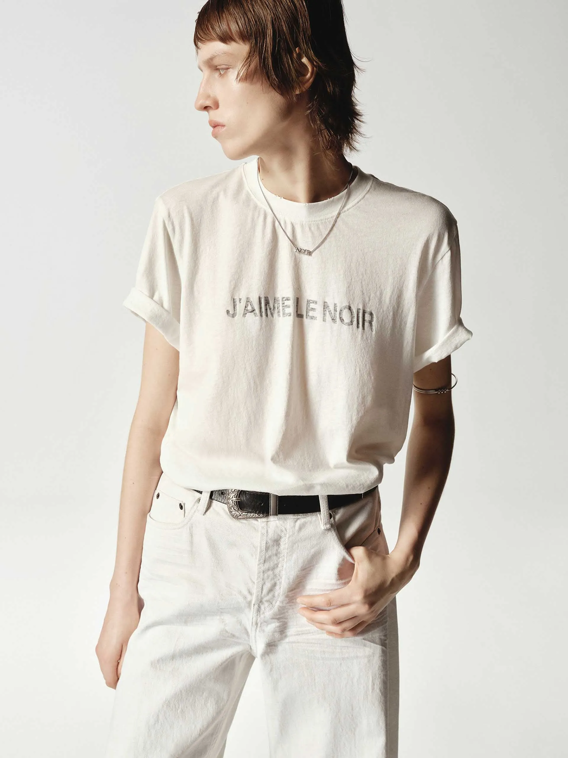 Cotton Front Logo T-shirt