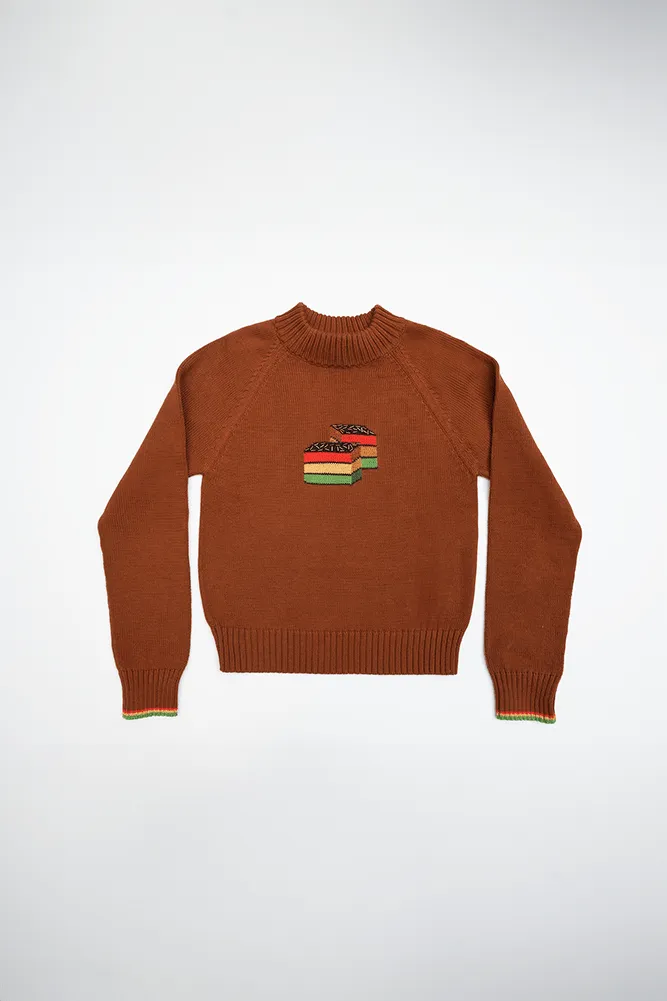 COTTON RAINBOW COOKIE SWEATER