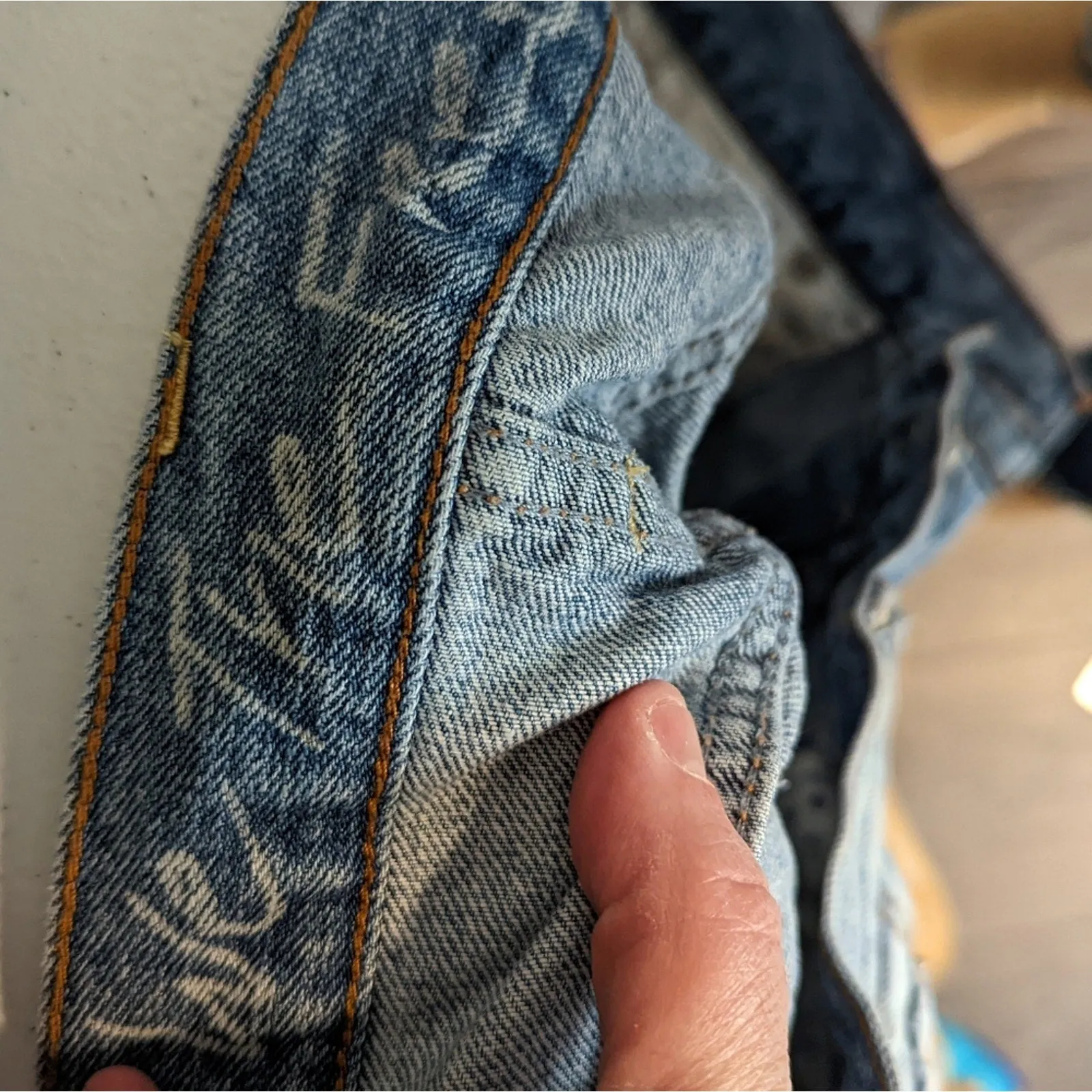 Free People Denim Distressed Cut Off Shorts 31