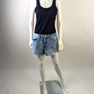 Free People Denim Distressed Cut Off Shorts 31