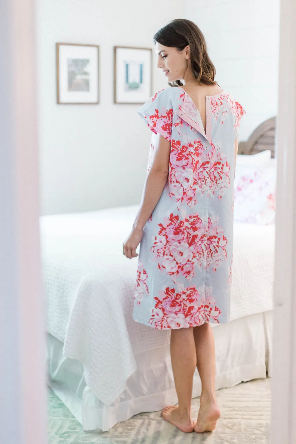 Mae Gownie Maternity Delivery Labor Hospital Birthing Gown