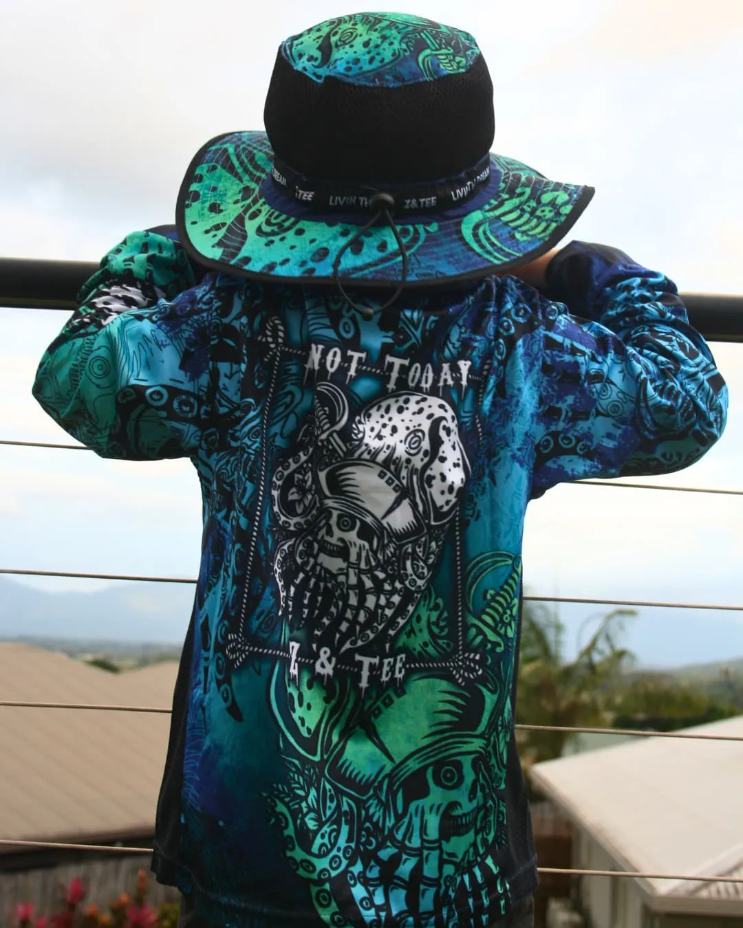 Mens | Knot Today Deep Blue Kraken Fishing Shirt