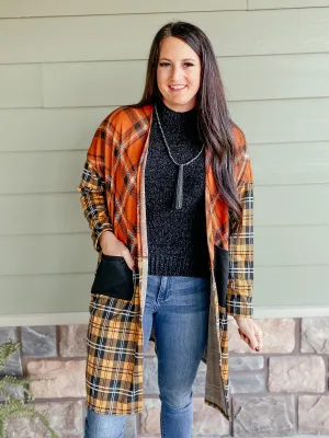 Piper Mix Plaid Cardigan