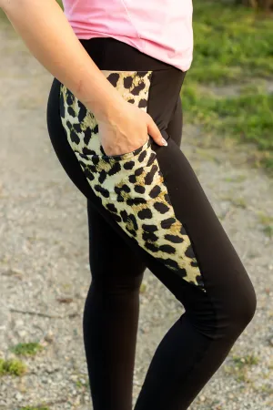 PreOrder | The Gianna Leopard Panel Scultpting Leggings