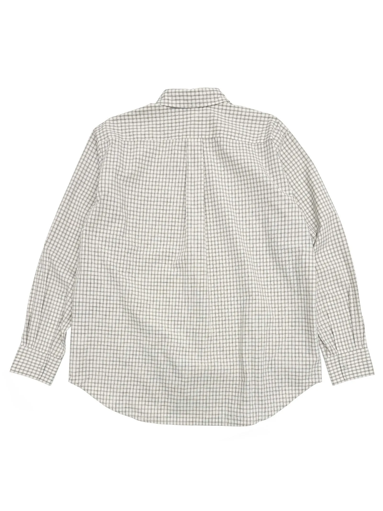 Ring Snap Shirt in Bone Plaid