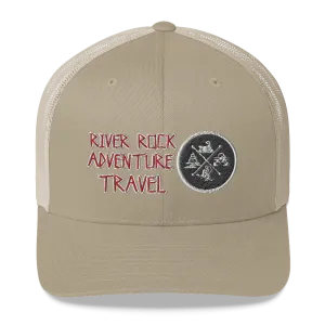 River Rock Adventure Travel Trucker Cap